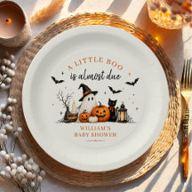 Baby Shower Halloween Fantôme Little Boo