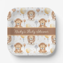 Baby shower personnalisé Lion bébé