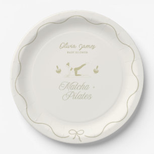 Assiettes En Carton Baby shower pilates fait main