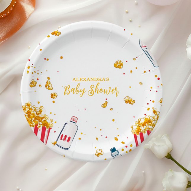 Assiettes En Carton Baby shower prêt à faire des pop-up (Créateur téléchargé)