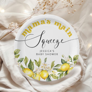 Assiettes En Carton Baby shower principal de citron mamas