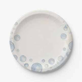 Assiettes En Carton Baby Shower Sous les Mers