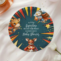 Baby shower Superhero Animaux amusants