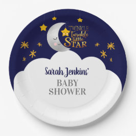 Assiettes En Carton Baby shower Twinkle Star