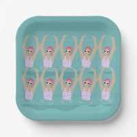 Baigneurs artistiques | Illustration de natation a