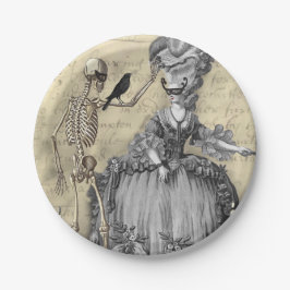 Assiettes En Carton Bal Masquerade