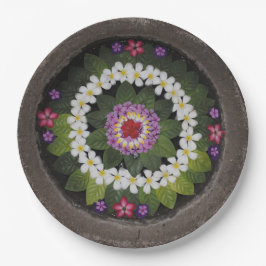 Assiettes En Carton Bali flottant les plaques à papier jetables de