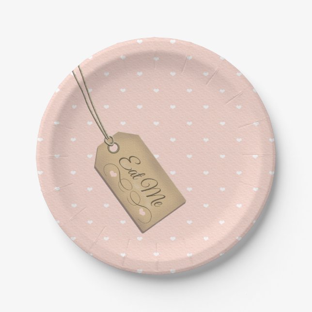 Assiettes En Carton Balise Mad Hatter Tea Party Mange Me (Devant)