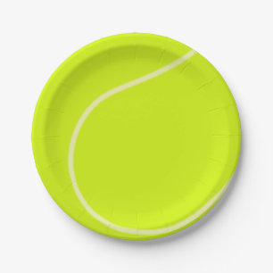 Assiettes En Carton Balle de tennis