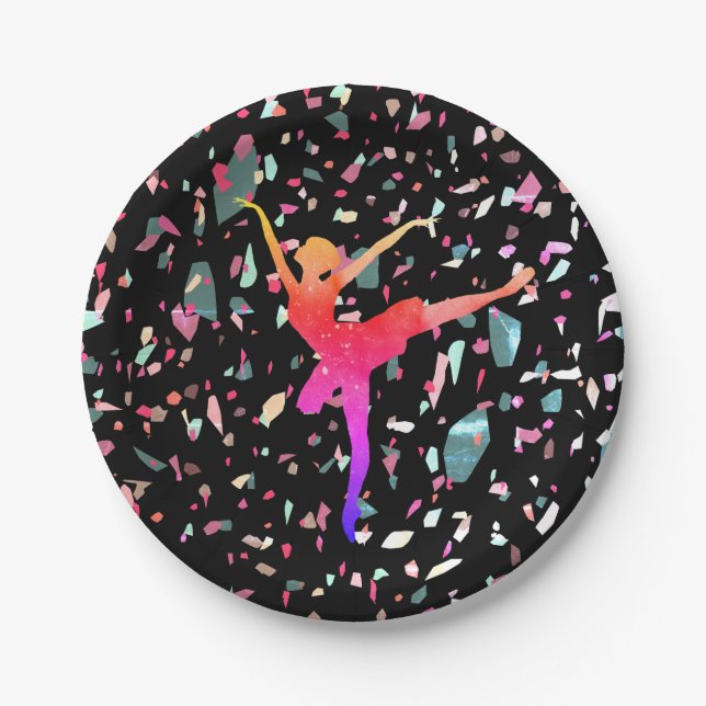 Assiettes En Carton Ballerina (Devant)