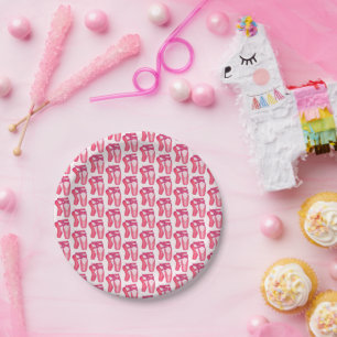 Assiettes En Carton Ballerina Pink Ballet Dance Considérant Toe Chauss