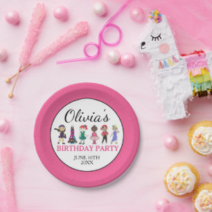 Assiettes En Carton Ballet Tap Jazz Acro Lyrique Danseur Anniversaire
