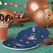 Ballons Fusées - Fête d'anniversaire sur le thème