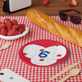 Assiettes En Carton Ballons lumineux et Confetti Anniversaire