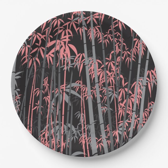 Assiettes En Carton Bambou 5 (Devant)