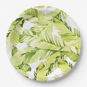 Assiettes En Carton Banane Feuille 4
