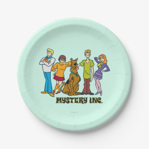 Assiettes En Carton Bande entière 12 Mystery Inc