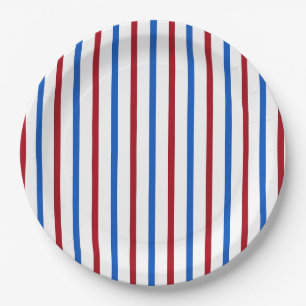 Assiettes En Carton Bande patriotique