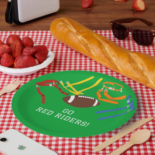 Assiettes En Carton Banquet de la fin de la saison (Pique-nique)