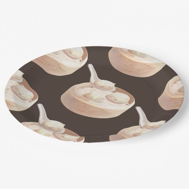 Assiettes En Carton Bao Baby - Tea Time Bao Buddies (Angle)