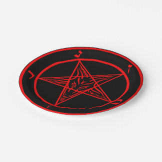 Assiettes En Carton Baphomet