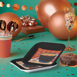 Assiettes En Carton Barbecue Servi