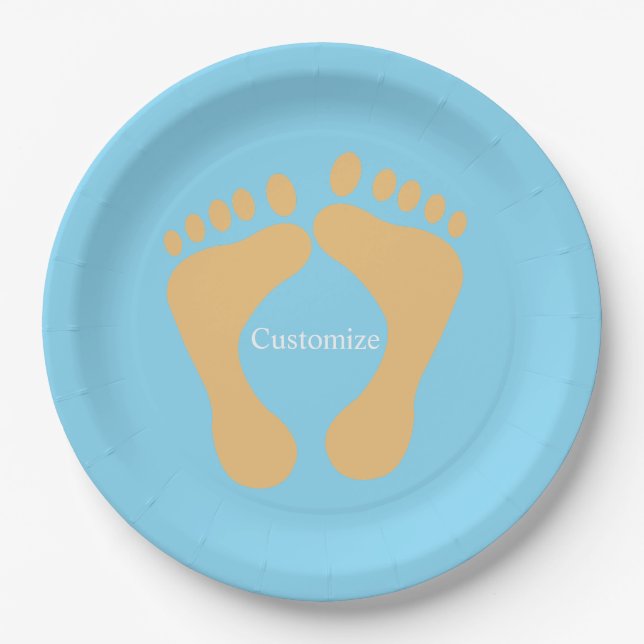 Assiettes En Carton Barefoot Beach Bum Thunder_Cove   (Devant)
