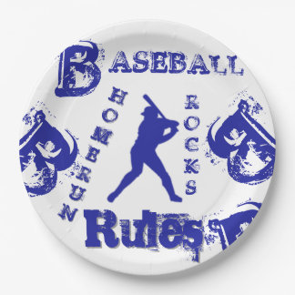 Assiettes En Carton Baseball