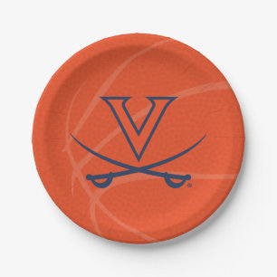 Assiettes En Carton Basketball des Cavaliers de Virginie
