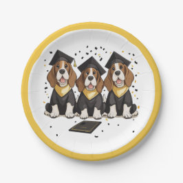 Assiettes En Carton Basset Hound Dogs