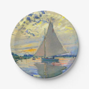 Assiettes En Carton Bateau Monet au Petit-Gennevilliers