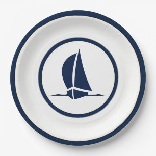 Assiettes En Carton Bateaux