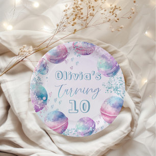 Assiettes En Carton Bath bombe sexe neutre fête d'anniversaire
