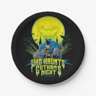 Assiettes En Carton Batman Qui hante la nuit des Gothams