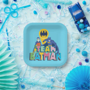 Assiettes En Carton Batman Team Batman
