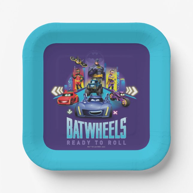 Assiettes En Carton Batwheel™ - Prêt à rouler (Recto)