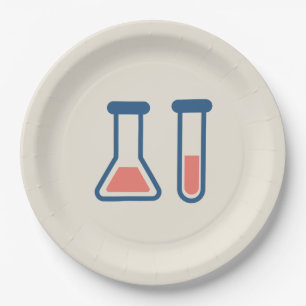 Assiettes En Carton Beaker & Test Tube Science Themed