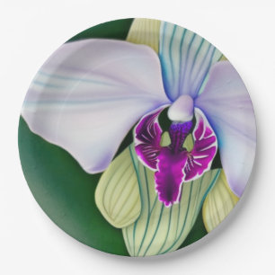 Assiettes En Carton Beauté des orchidées