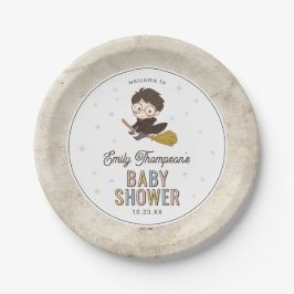 Assiettes En Carton Bébé Chibi Harry Potter Shower de Magicien