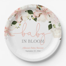 Bébé en Fleur blanc rose lys