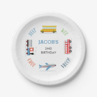 Beep Vroom Woo Avion2b Plaques papier