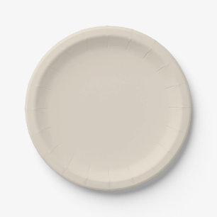Assiettes En Carton Beige neutre ton naturel