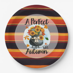 Assiettes En Carton Belle collection d'automne moderne Thanksgiving