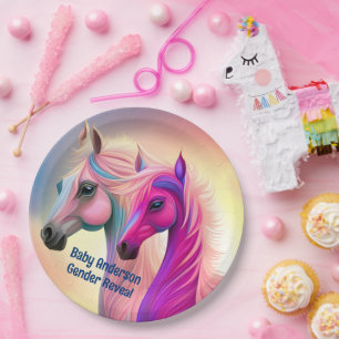 Assiettes En Carton Belle révélation de genre filly ou Colt