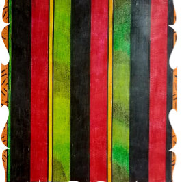 Assiettes En Carton Belles plaques de papier Carré Afrique