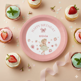 Assiettes En Carton Berry Magical Fairy Girl First Birthday Party