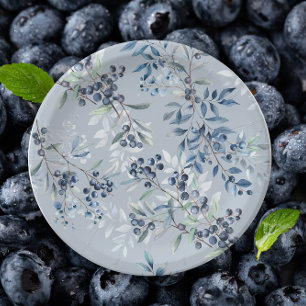 Assiettes En Carton Berry Sweet Baby shower