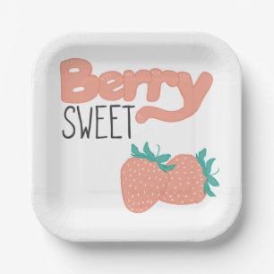 Assiettes En Carton Berry Sweet Bold