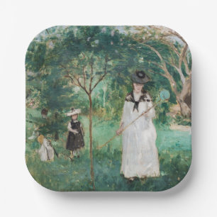 Assiettes En Carton Berthe Morisot - La chasse aux papillons