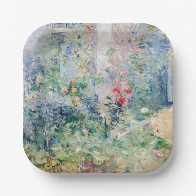 Assiettes En Carton Berthe Morisot - Le jardin à Bougival (Recto)